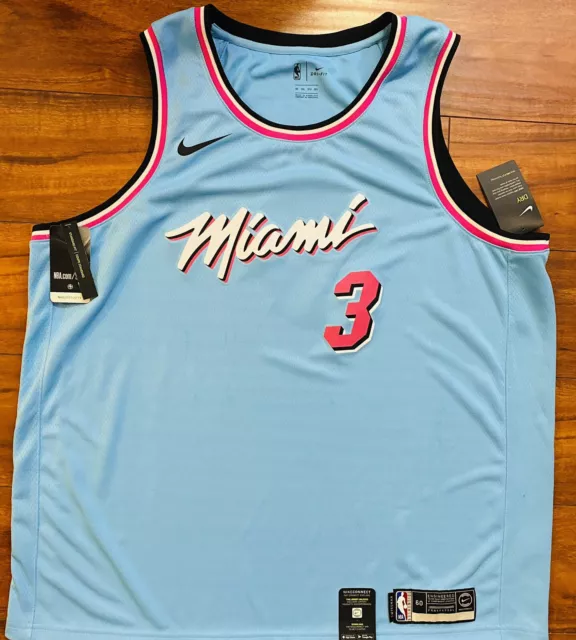 Dwyane Wade Miami Heat Icon Edition Nike NBA Swingman Jersey Size XXL  864487-025