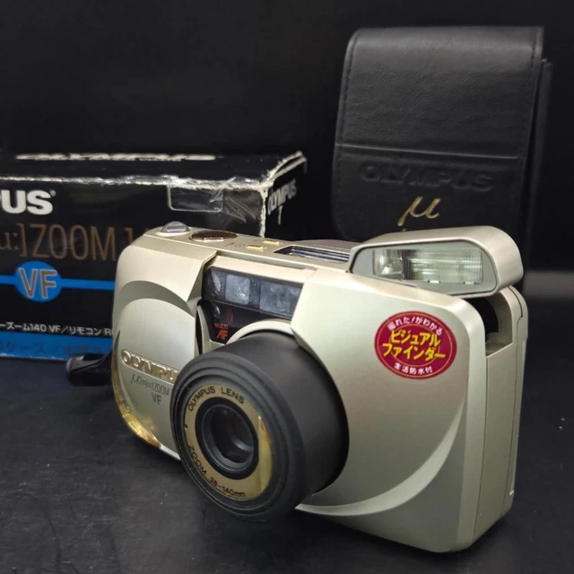 NMINT] OLYMPUS MJU ZOOM 140 VF 38-140mm Film Camera Tested w/Box