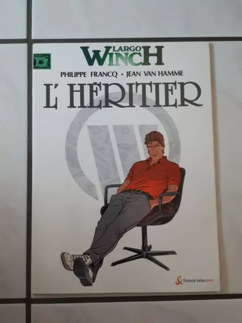 BD Largo Winch - L'Heritier - Tirage Limité France Telecom Bon Etat