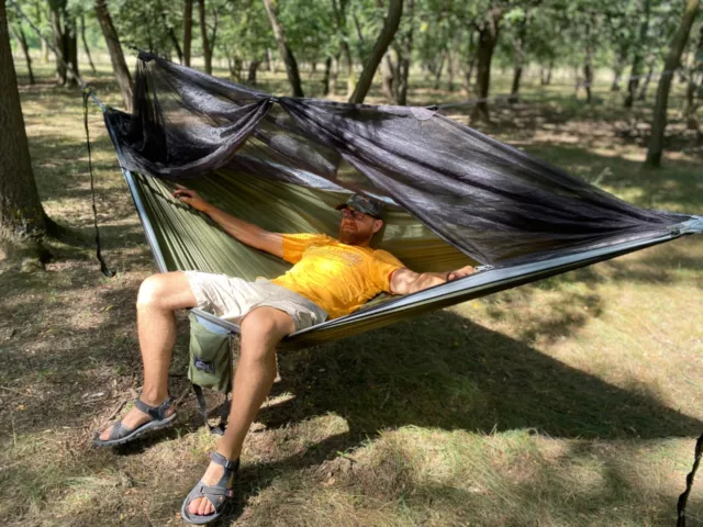 Camping hammocks with mosquito net