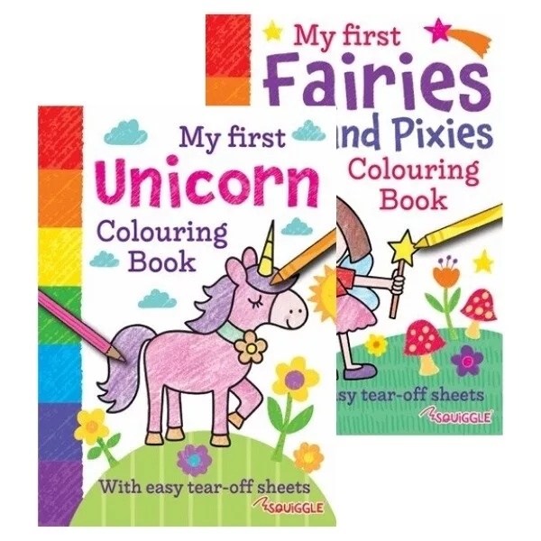 My First Unicorn Fairies Colouring In Book - Kids Journeys Activity Single Book