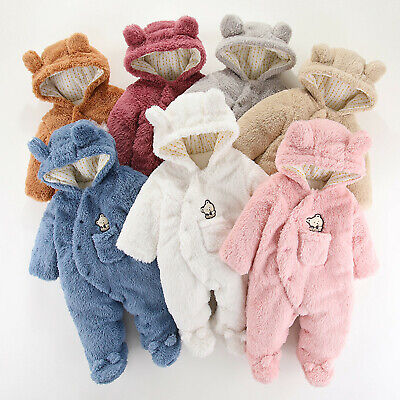 Cappotto tuta con cappuccio in pile neonato neonato bambine cartone animato orso
