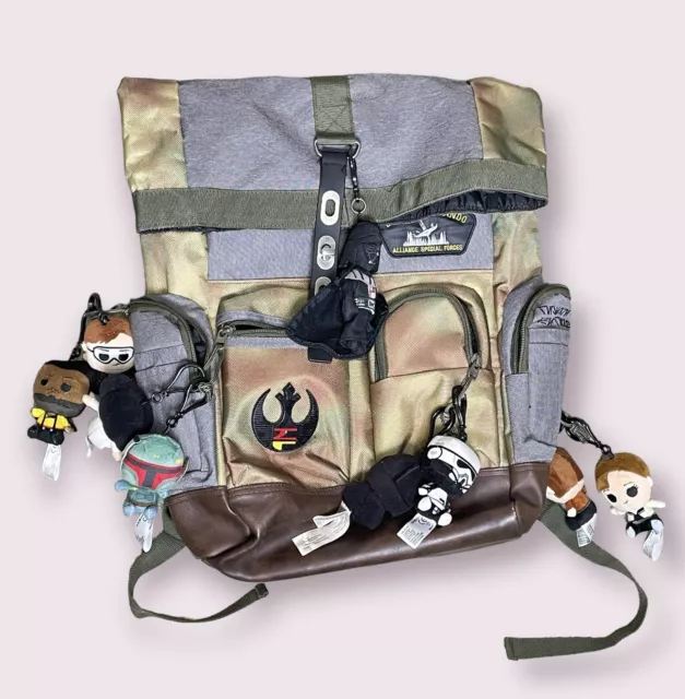 STAR WARS ALLIANCE Special Force Endor Camo Rucksack W 8 Funko