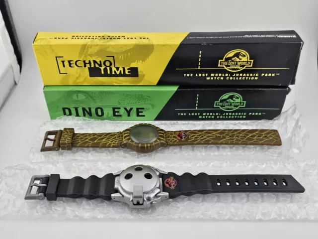 Jurassic Park The Lost World Dino Eye & Techno Time Watch Burger King 1997