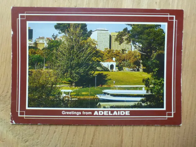 Old South Australian Postcard- Torrens River Popeye (Aust Souvenirs)