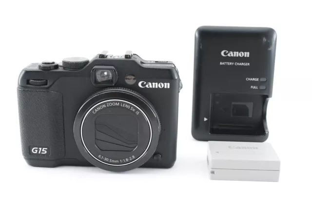 [NEAR MINT] Read!  Canon PowerShot G15 12.1MP Compact Digital Camera From JAPAN