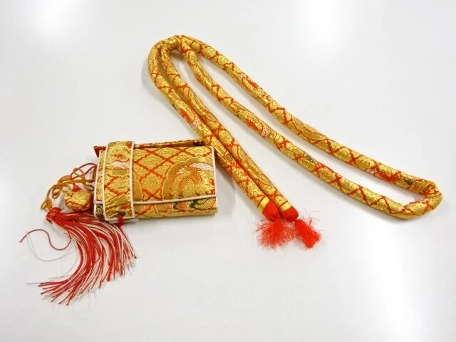 6192155: Japanese Kimono / Antique Marukuge Cord & Hakoseko Set For Kids