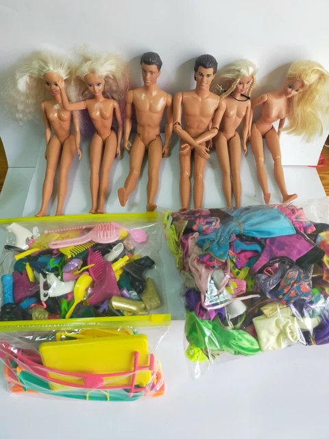 LOTE BARBIE AÑOS 80/90 Ropa Complementos Muñecas Vintage EUR 21,50 -  PicClick FR