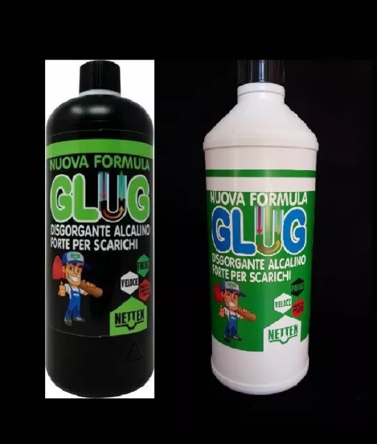 DISGORGANTE PER SCARICHI Professionale Liquido Glug Lt.1 Scarichi Tubature  EUR 13,48 - PicClick IT