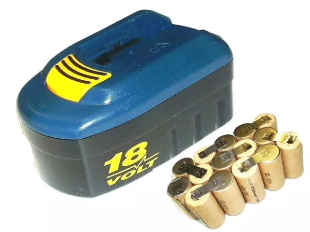 PACK DE RECHANGE pour batterie originale Ryobi 18 V BS-1817 m.3 Ah