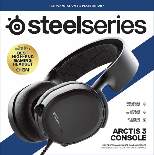 CLEARANCE! SteelSeries Arctis 3 Gaming Game Headset PS5 PS4 XBox - LIMITED STOCK
