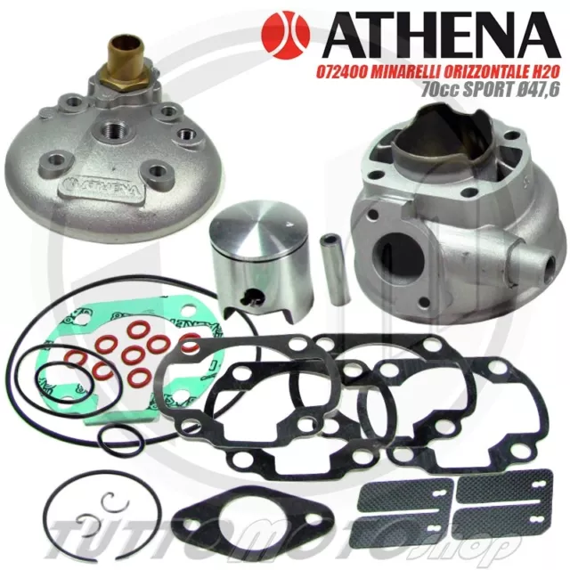 ATHENA SPORT KIT GRUPPO TERMICO 70 cc 47,6 MINARELLI ORIZZONTALE LIQUIDO H2O