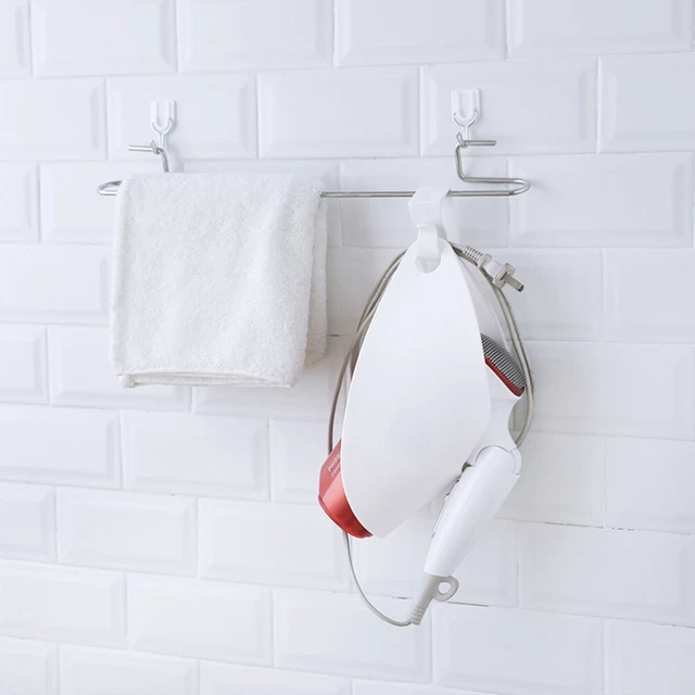 Support de sèche-cheveux élastique créatif organisateur de rangement pour 2