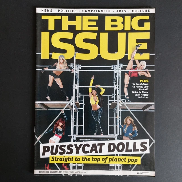 PUSSYCAT DOLLS RARE UK The Big Issue Magazine SEP 2008 12 95 pussycat-dolls-rare-uk-the-big-issue-magazine-sep-2008-12-95