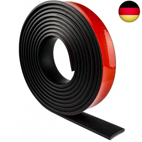 Zasvec Gummistreifen 1 Rolle Gummimatte Gummiplatte Hartgummi Vollgummi
