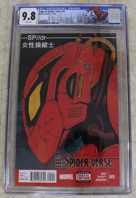 EDGE OF THE SPIDER-VERSE #5 CGC 9.8 SPIDEY NEW YORK skyline CGC LABEL, 1st PENI