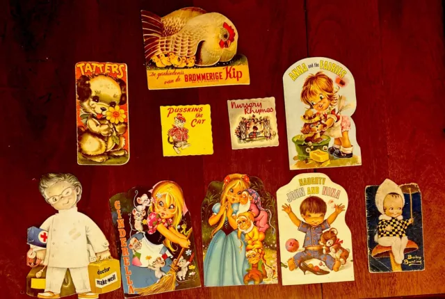 10 Antique Children Shape Books 2