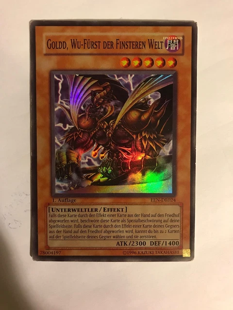 Yu-Gi-Oh! Sammelkarte 'Beiige, Frontkämpfer Der Finsteren Welt' – 1. Auflage, Inkl. GWINDI Schutzhülle & Bonuspunkte