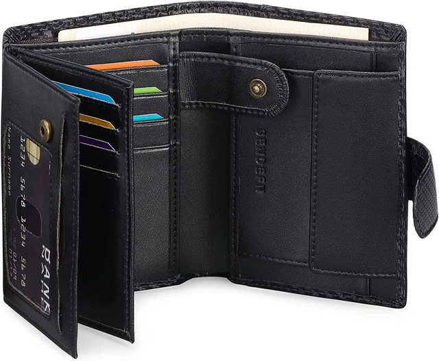 HORNBULL Denial Portafoglio Uomo In Pelle Pieno Fiore Con Blocco RFID - Molti Scomparti, Anti-scanner, Regalo Idea - 5