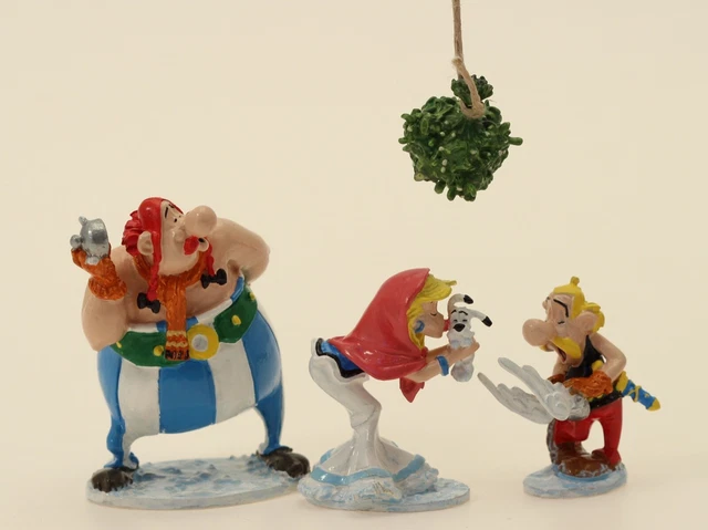 Pixi Uderzo Astérix Obélix - Aplusbégalix devant son monument - Figurine Mythique