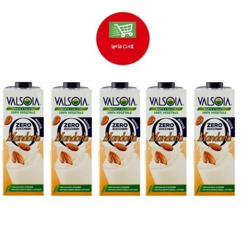 Valsoia bontà e salute zero zuccheri mandorla 5 Litri NON CONTIENE SOIA