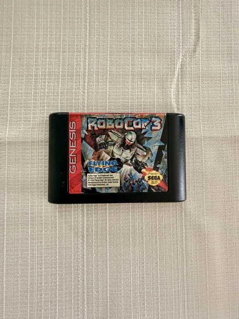 Robocop 3 Complet Sega Mega Drive Swedish Rental Flying Edge
