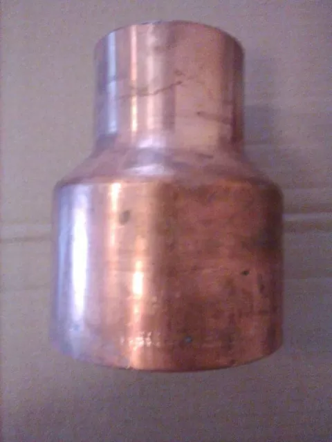 Copper 4" street x 2-1/2" sweat reducing coupling