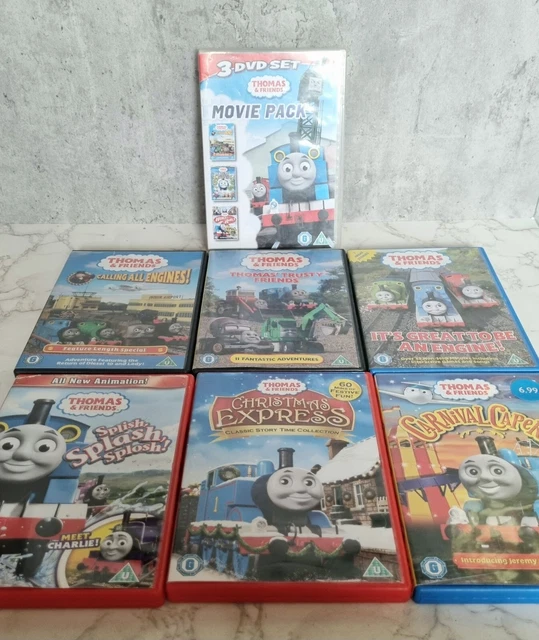 THOMAS THE TANK Engine DVDs Movie Pack TV Series Plus Movies X 6 £10.99