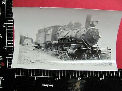 Old B&W Photo Illinois Central Railroad 2-6-0 Locomotive #469 Ic Rr Meridian Ms