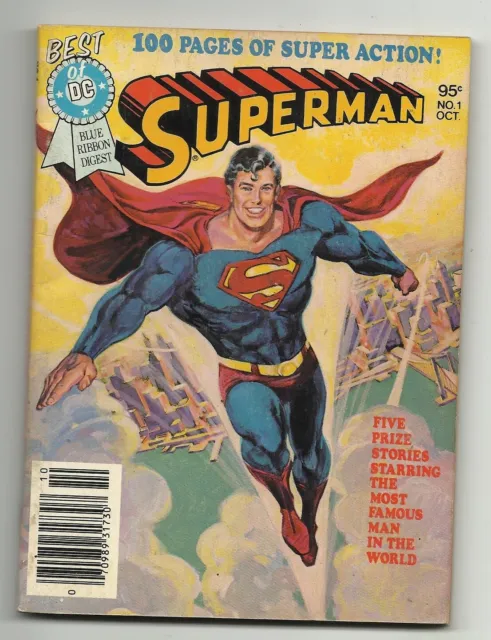 Best of DC Blue Ribbon Digest #1 - Superman 100 pages of super action VG/FN 5.0