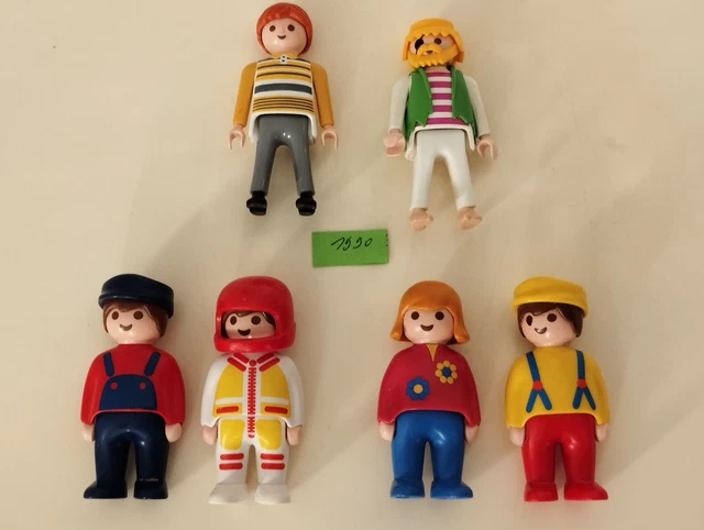 Lot De 3 Figurines Pirates PLAYMOBIL Vintage - Occasion En Bon état