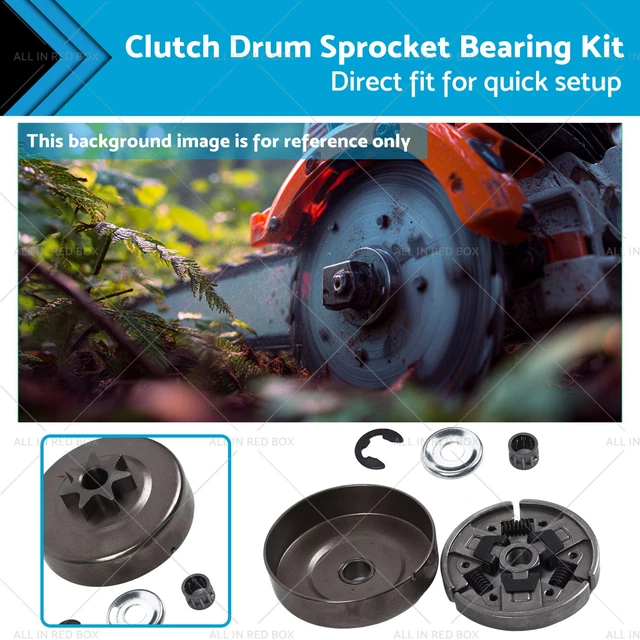 thumbnail image 2 of Clutch Drum Sprocket Needle Bearing Kit For Stihl MS311 MS391 Chainsaws – 3/8 Inch 7 Tooth, Replaces 11381602010 2 of 2