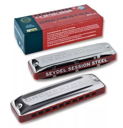 Seydel Orchestra Session steel, Harmonica - Free US Shipping!