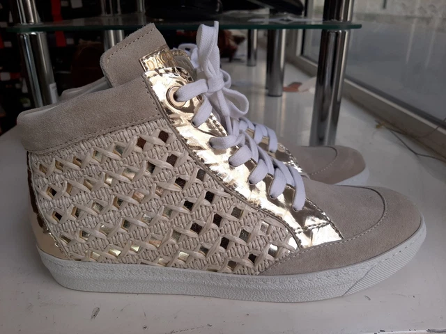SNEAKERS FUCSIA DONNA Fornarina Con Rialzo Interno 36 EU scatola