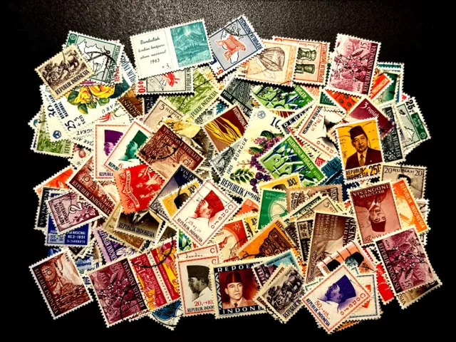 Indonesia: 1950'S - 80'S 150 Stamps Great Variety