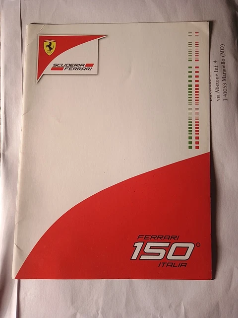 Ferrari 150 italia , Brochure Datasheet.Scuderia Ferrari.