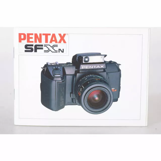 Pentax Sfxn Manual de Uso / Instrucciones Manual/Alemán