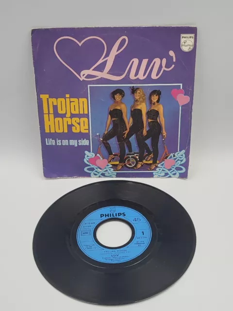 45 RPM Trojan Horse Luv' Vinyl Record 45T Music Vintage