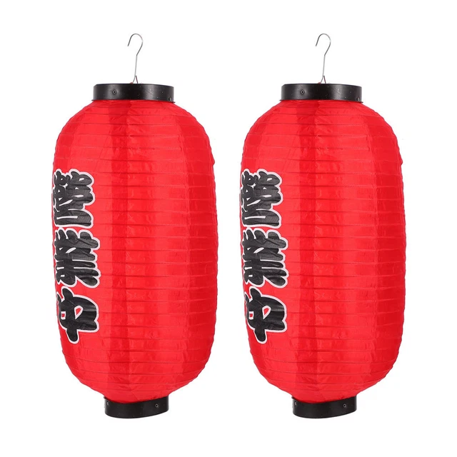Silk Cloth Lantern Work Sushi Restaurant Chinese Hanging Lanterns
