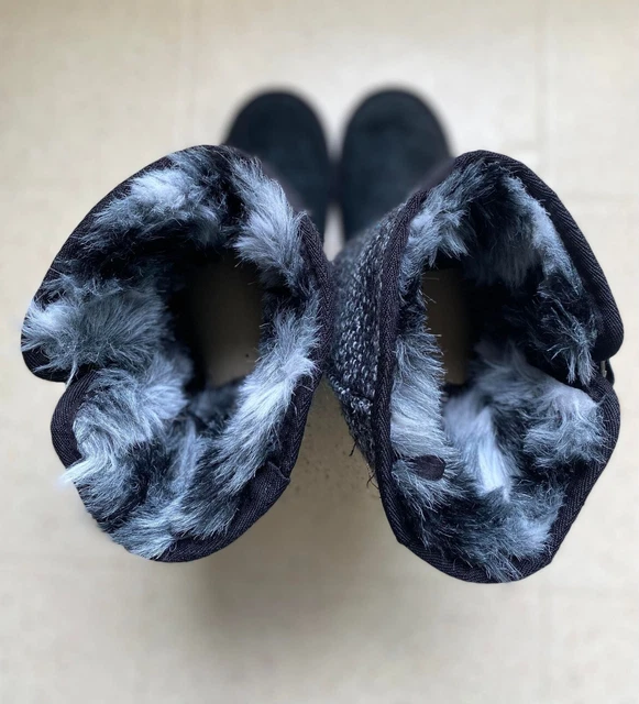 Bottes Roxy Fourrées Cuir Nubuck Black Doublées Hiver 41 2
