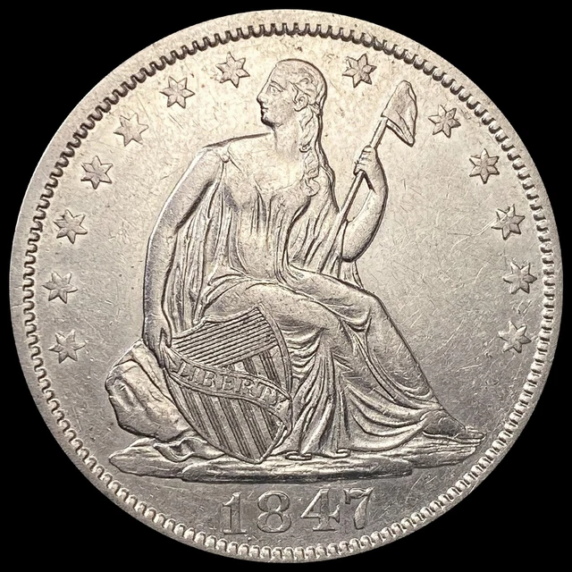 1847-O Seated Liberty Half Dollar Coin UNCIRCULATED