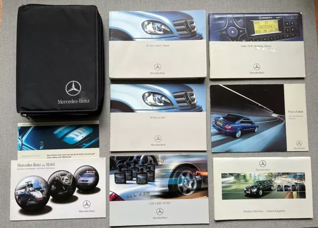 Mercedes M-Class 2002 - 2005 Handbook Owners Manual & Wallet Pack 2003 Print