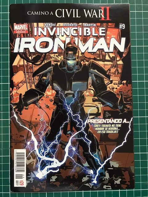 Invincible Iron Man #9 (MARVEL 2016) 1ST full app Riri Williams MEXICAN variant