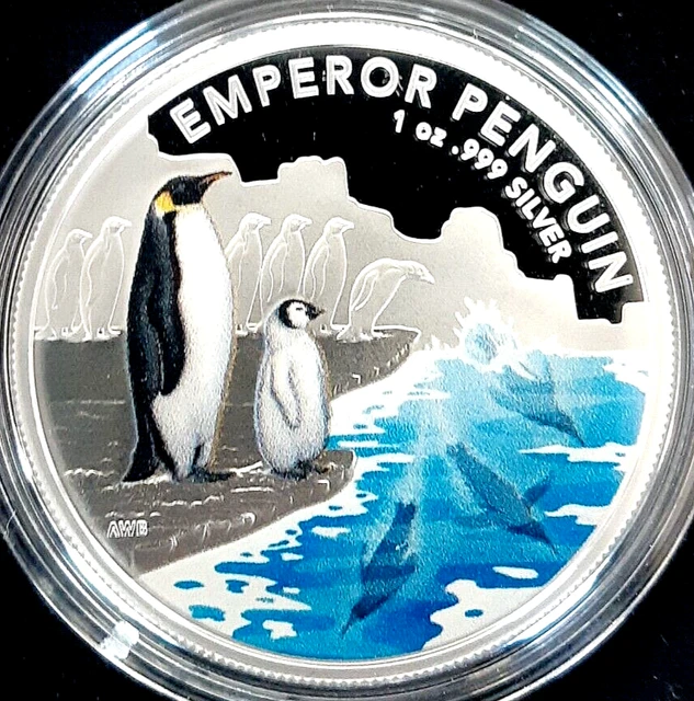 Australia 2023 $5 EMPEROR PENGUIN Silver Proof