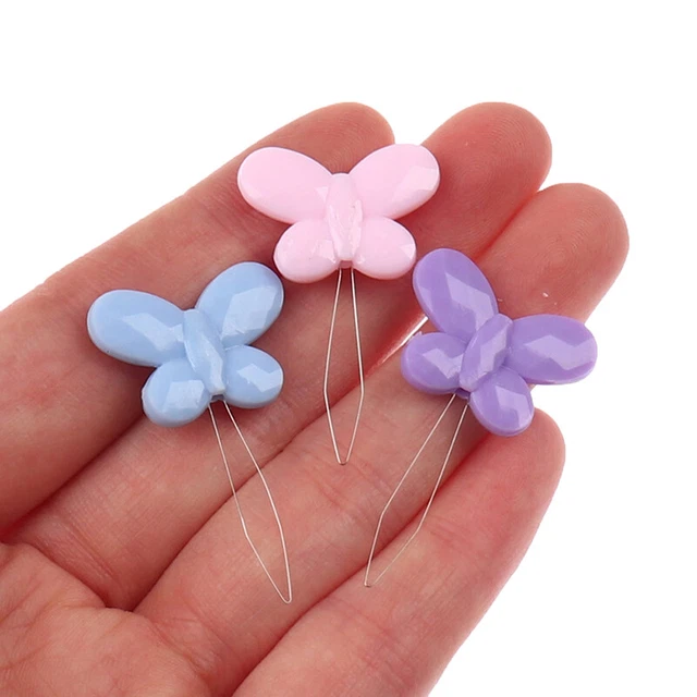 10Pcs Butterfly Needle Threader Wire Stitch Insert  Tool Sewing Machine Suppl#w#