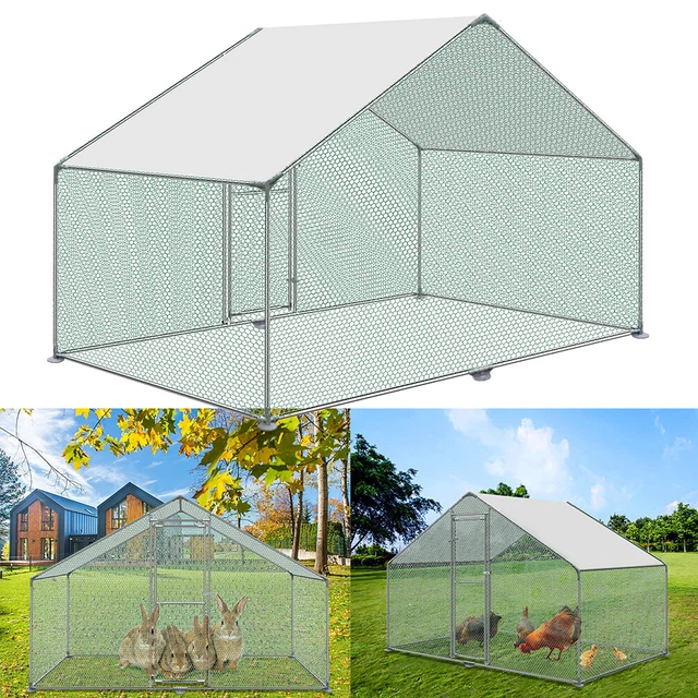 Freilaufgehege Kugelförmig 30cm – Mobiler Hühner-Hamster-Ballkäfig, Abnehmbar, PP, Für Hühner, Kaninchen & Co.