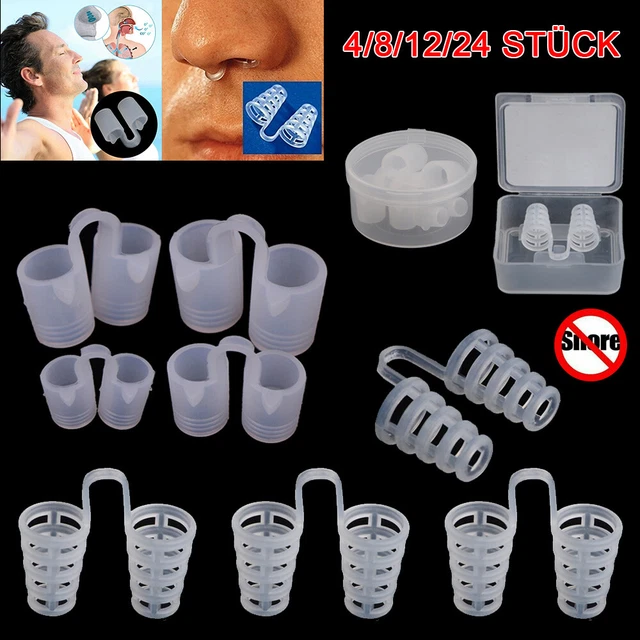 4 ~ 24x clip nasal anti ronquidos extensor nasal tapón para ronquidos sueño ronquidos
