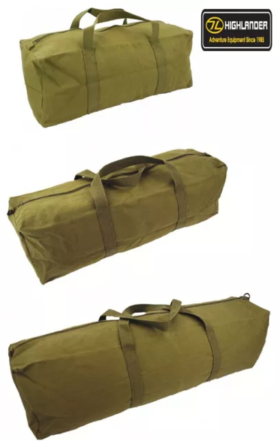 Mens Equipment Combat Army Military Tool Travel Canvas Pack Surplus Duty Kit Bag