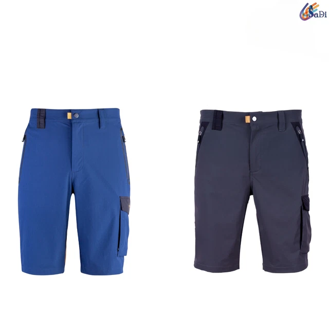 PAYPER Bermuda Uomo Caracas | 100% Cotone Kaki Con Tasche E Bande Rifrangenti | Taglia 3XL - 3