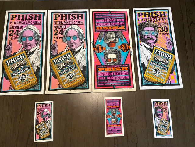 PHISH ポスター 1994年 MARK ARMINSKI サイケ　入手困難 PHISH Poster 1994 MARK ARMINSKI Psychedelic Rare